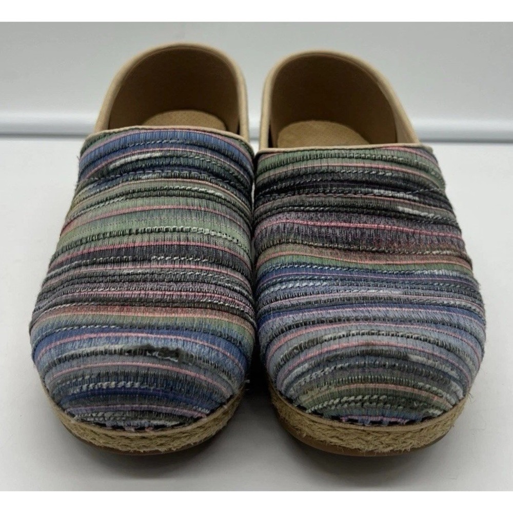 Dansko Clogs Fabric Jute Pro Artisan Weave Sunset Fabric Women's Sz 38 US 7.5-8 - Picture 7 of 14